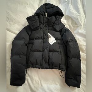 Lululemon Wunder Puff Cropped Jacket Black Size 6